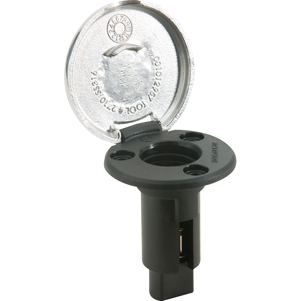Attwood LightArmor Plug-In Base – 3 Pin – Stainless Steel – Round [910R3PSB-7] Supply