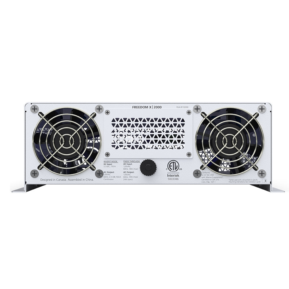 Xantrex Freedom X 2000 True Sine Wave Power Inverter – 12VDC – 120VAC – 2000W [817-2000] Online now