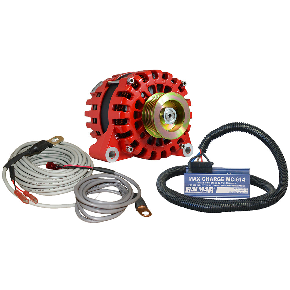 Balmar Alternator Vortec K6 Serpentine Pulley Regulator  Temp Sensor – 170A – 12V [XT-VT-170-K6-KIT] Discount