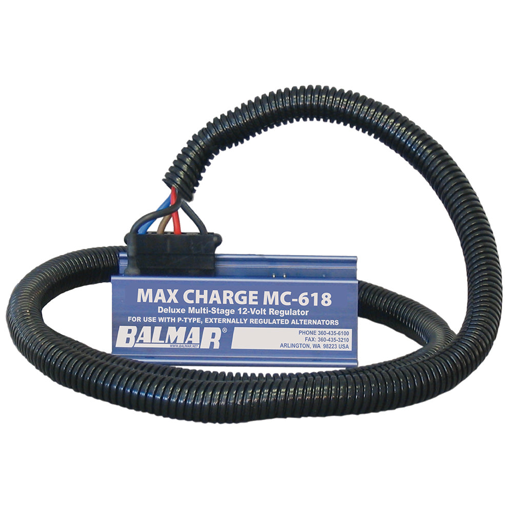 Balmar Max Charge MC-618 Multi-Stage Regulator w/ 54″ Harness – 12V [MC-618-H] Fashion