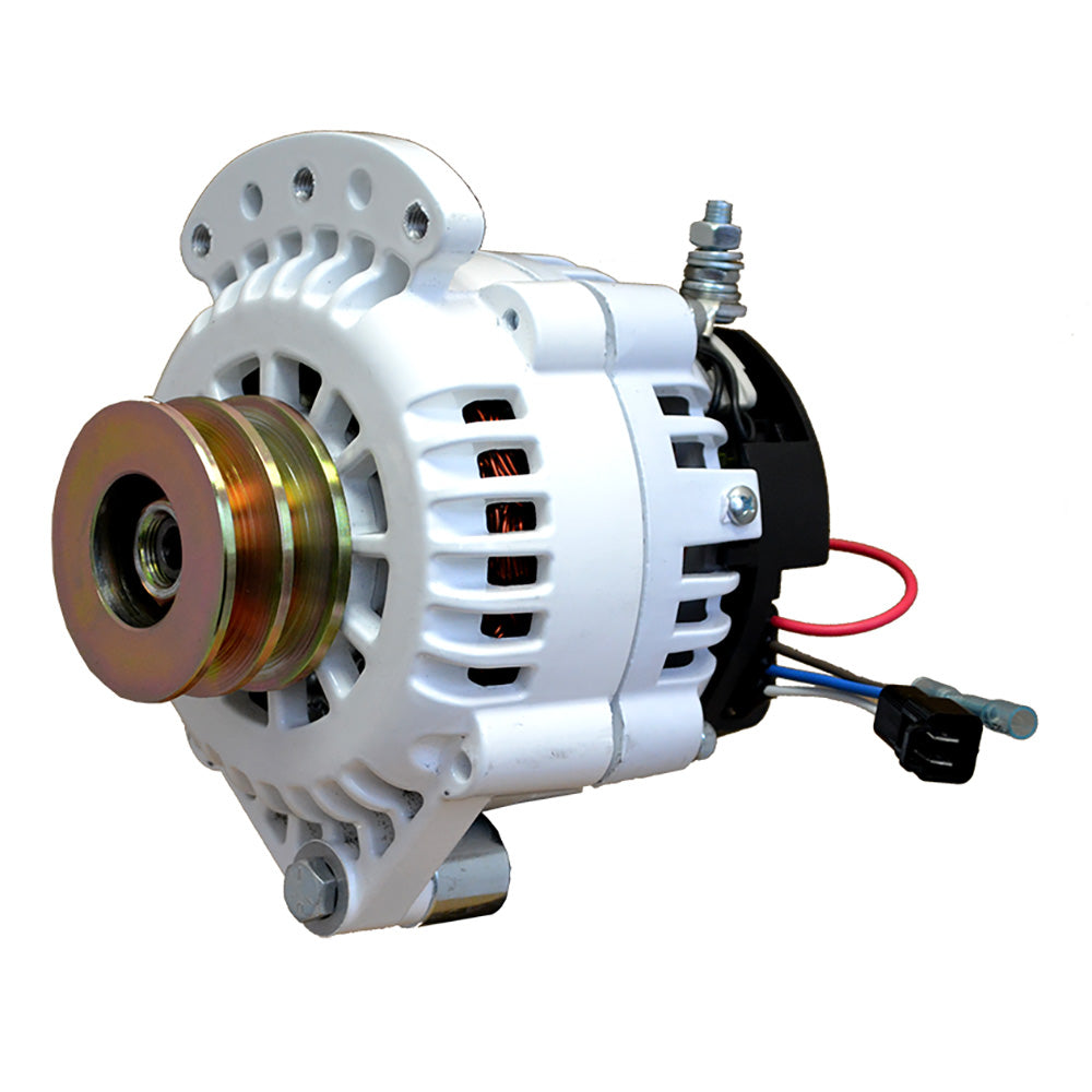 Balmar Alternator 120 AMP 12V 1-2″ Single Foot Spindle Mount Dual Vee Pulley w/Isolated Ground [621-120-DV] on Sale