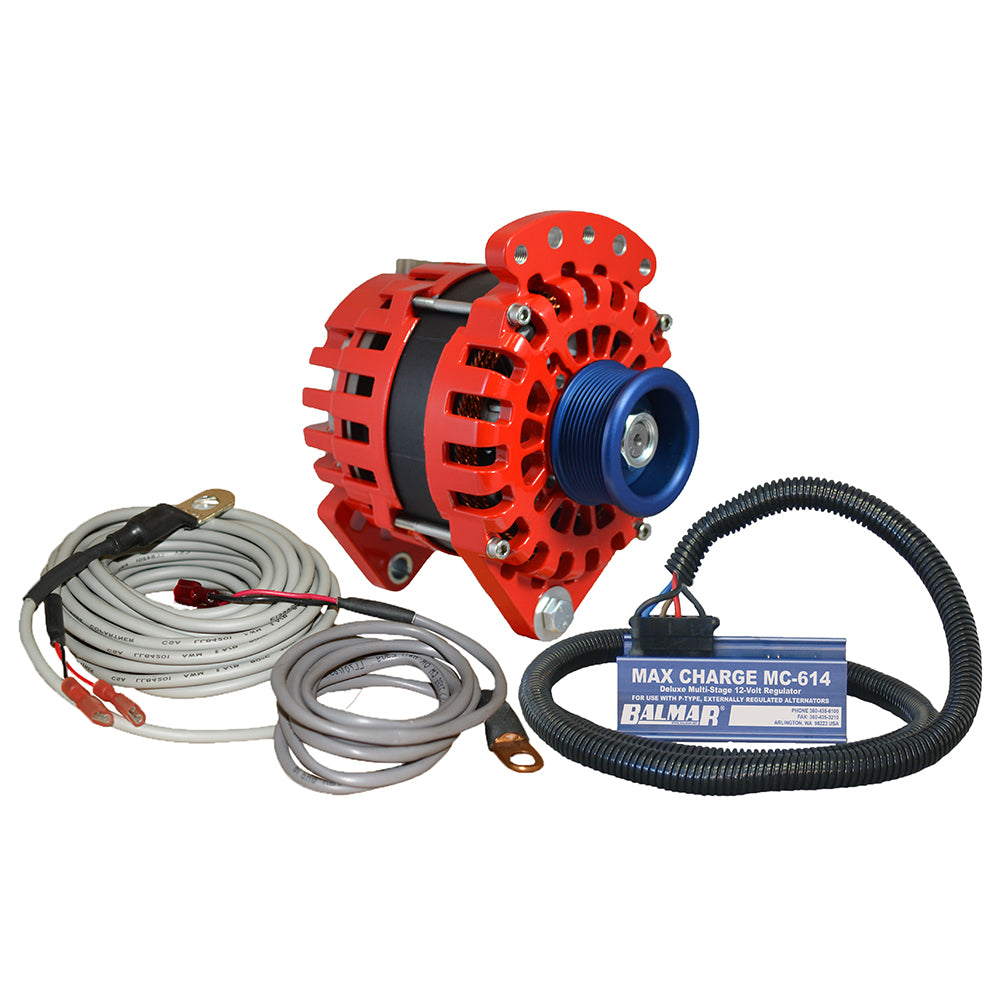 Balmar Alternator 3.15″ Dual Foot Saddle J10 Serpentine Pulley Regulator  Temp Sensor – 170A Kit – 12V [XT-DF-170-J10-KIT] Online Sale