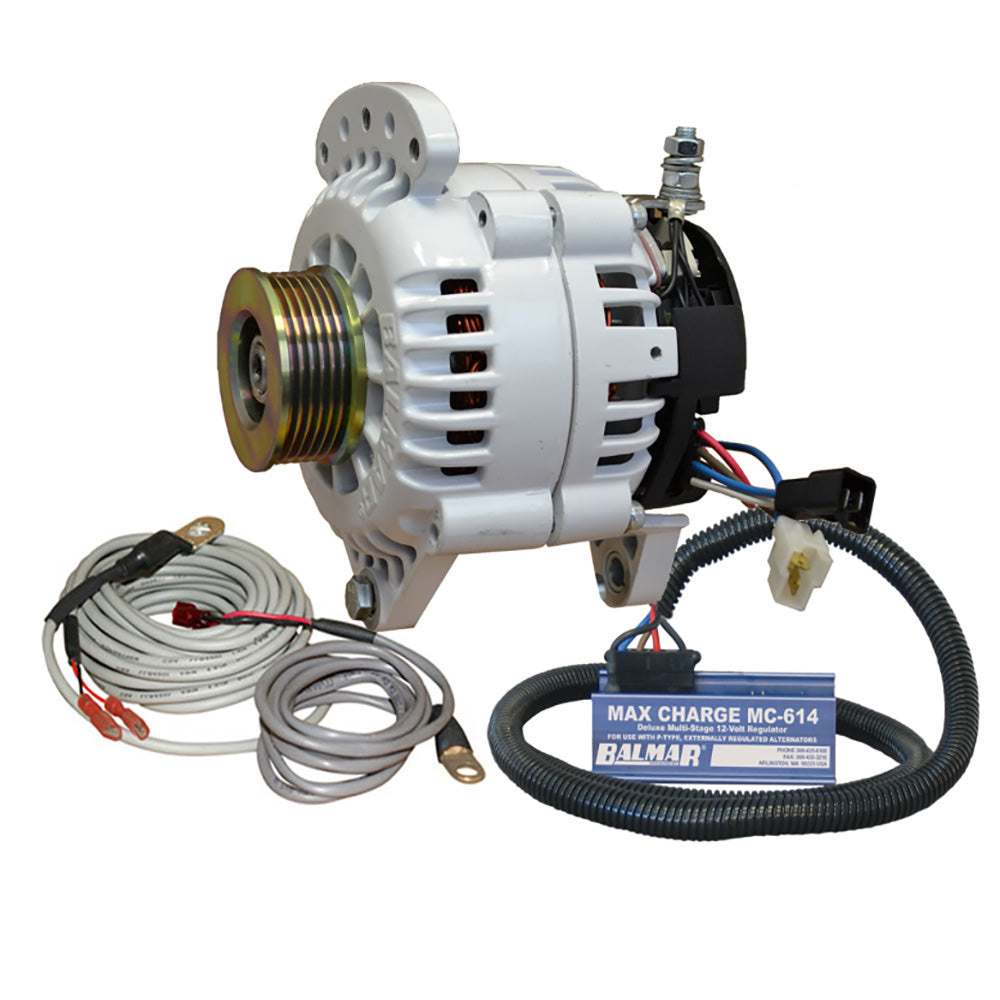 Balmar Alternator 120 AMP 12V 3.15″ Dual Foot Saddle K6 Pulley Regulator  Temp Sensor [60-YP-MC-120-K6] Online Hot Sale