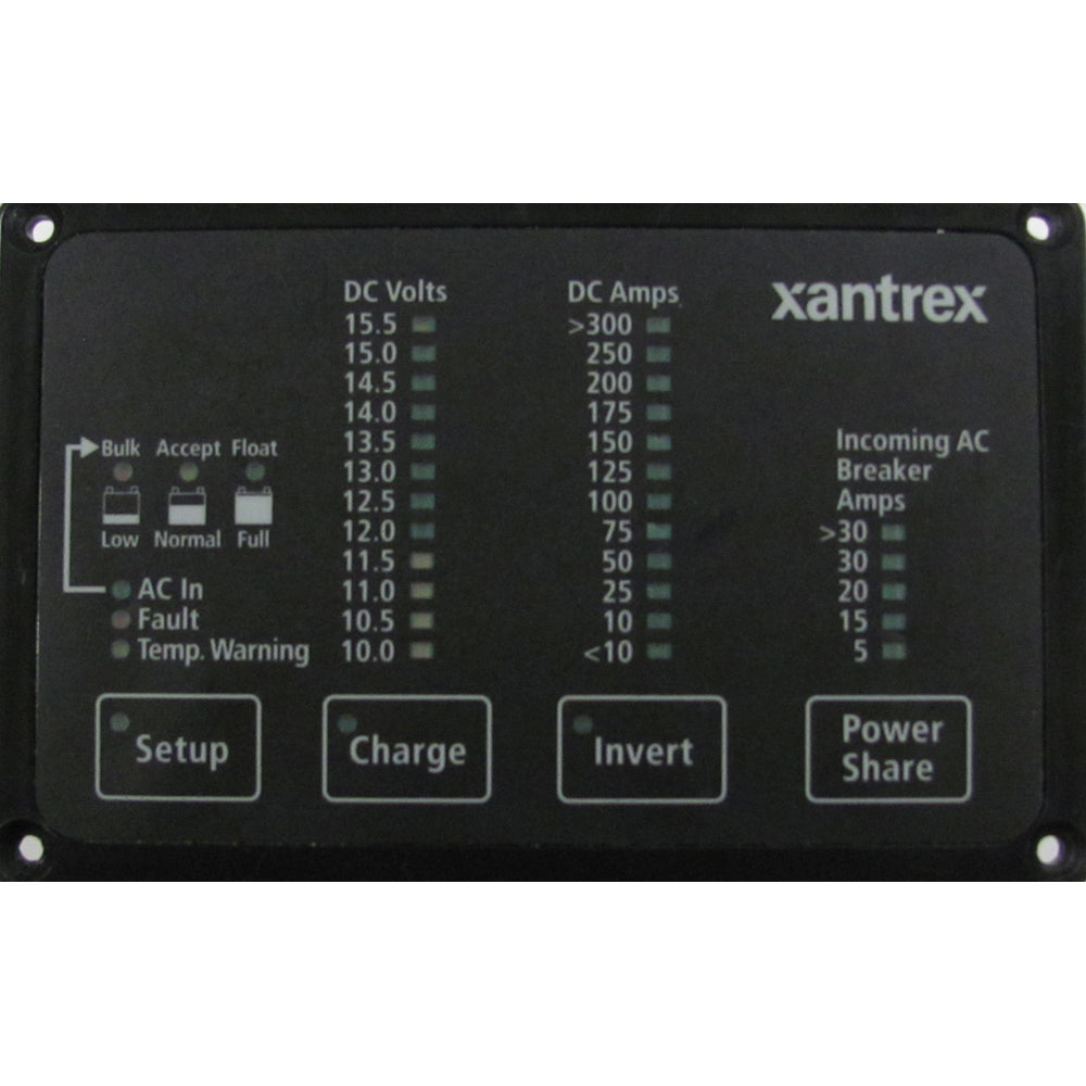 Xantrex Heart FDM-12-25 Remote Panel, Battery Status & Freedom Inverter/Charger Remote Control [84-2056-01] Supply
