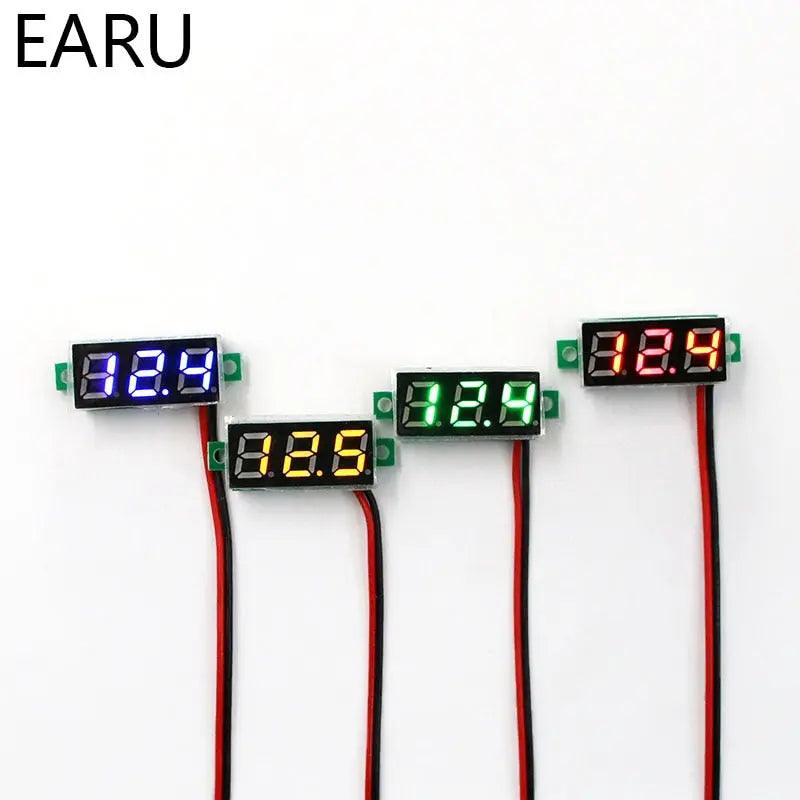 0.28 Inch DC LED Digital 0-100V Voltmeter For Auto Car Hot on Sale