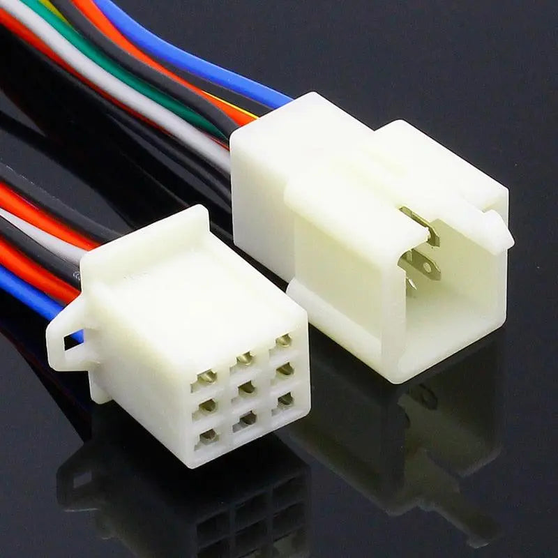 1 Kit 9 Pin Way  Electrical Wire Connector Plug Set auto connectors with cable/total length 21CM Discount
