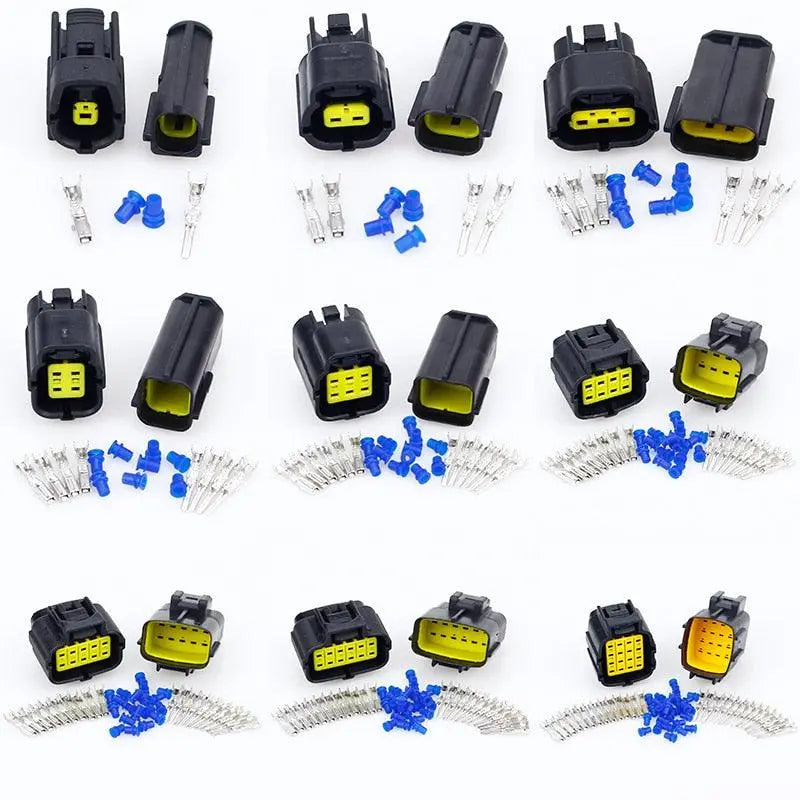 1 sets 1/2/3/4/6/8/10/12/16 Pin Way Waterproof Wire Connector Plug Car Auto Sealed Electrical Set Car Truck connect Discount