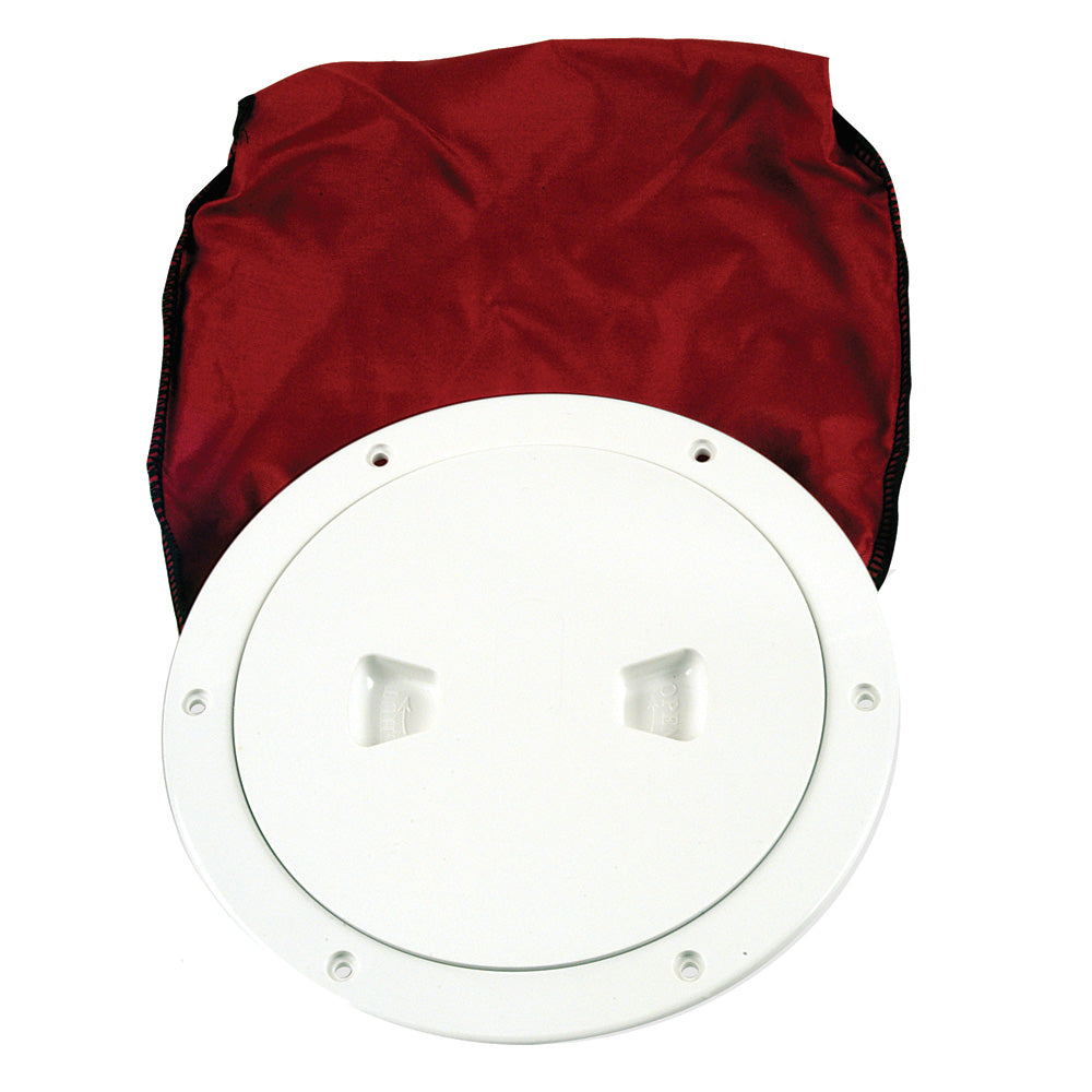 Beckson 6″ Stow-Away Deck Plate – White w/12″ Bag [DP60BW] Fashion