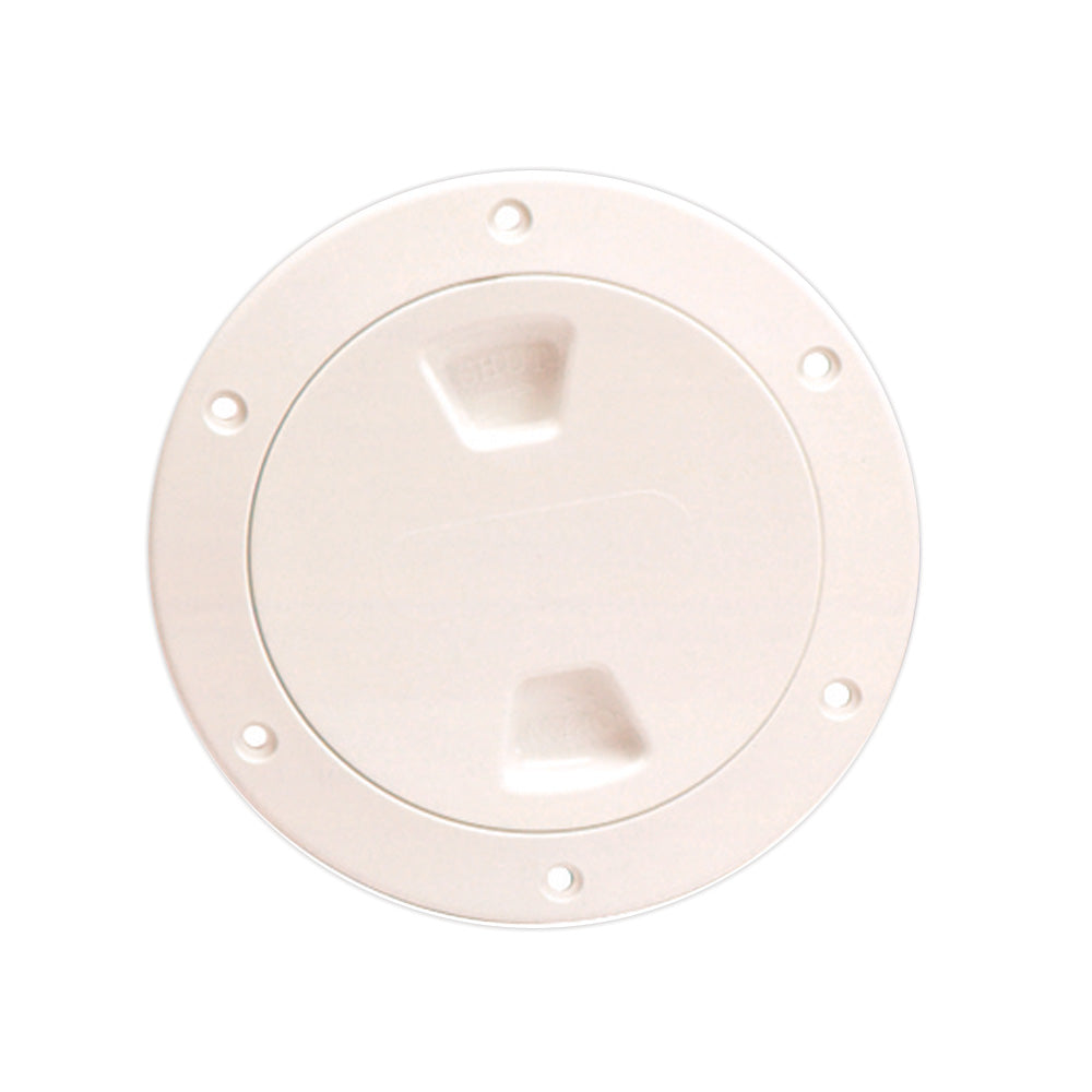 Beckson 4″ Smooth Center Screw-Out Deck Plate – Beige [DP40-N] Discount