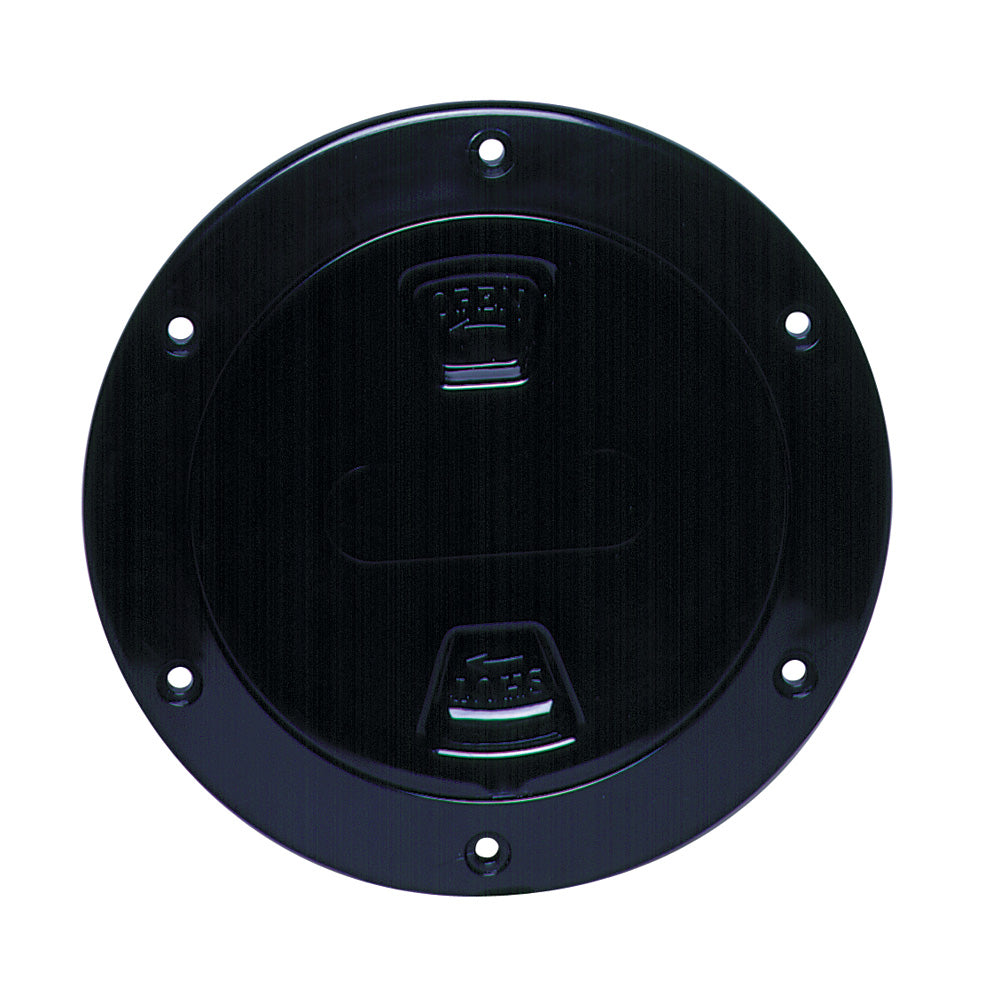 Beckson 4″ Smooth Center Screw-Out Deck Plate – Black [DP40-B] Sale