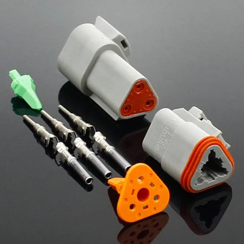 1 set DT conector DT06-2S/DT04-2P 2P 3P 4P 6P 8P 12P waterproof electrical connector for car motor truck with pins on Sale