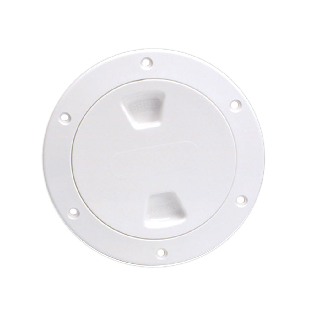 Beckson 4″ Smooth Center Screw-Out Deck Plate – White [DP40-W] Online