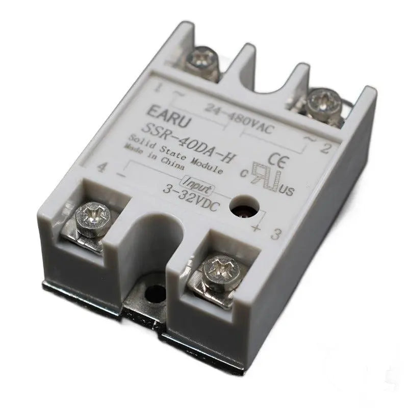 1 pcs 40A 250V SSR-40DA-H Solid State Relay Module 3-32V DC TO 90-480V AC SSR 40DA-H SSR Resistance Regulator Online Hot Sale