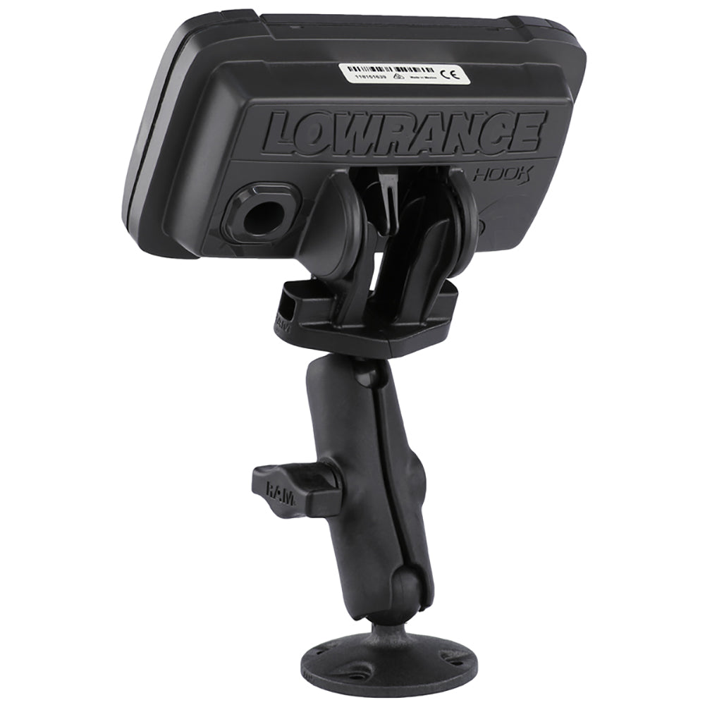RAM Mount B Size 1″ Composite Fishfinder Mount for the Lowrance Hook2 Series [RAP-B-101-LO12] Fashion
