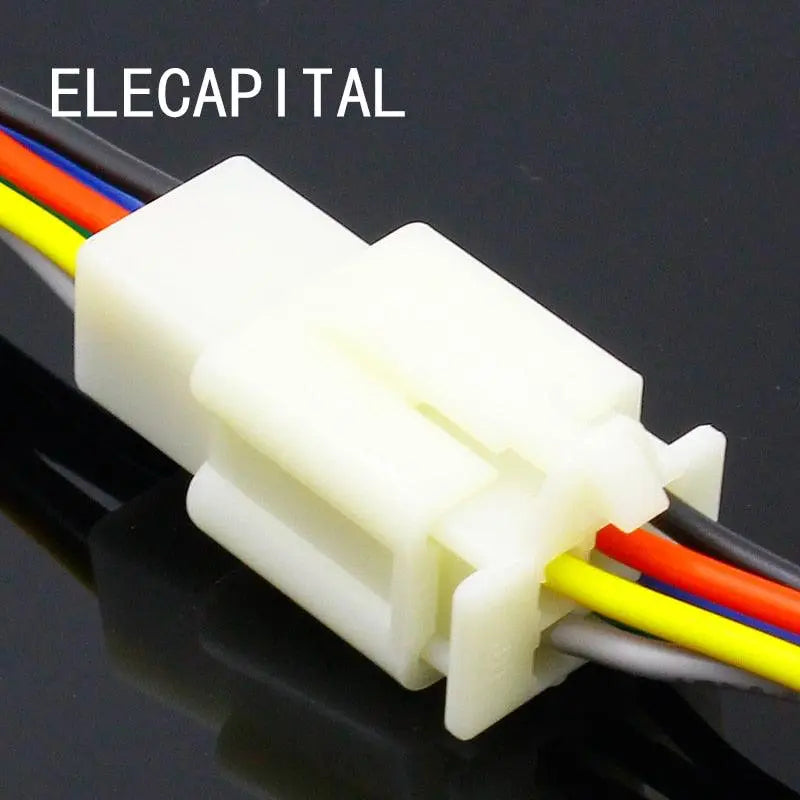 1 Kit 6 Pin Way Electrical Wire Connector Plug Set auto connectors with cable/total length 21CM Online now