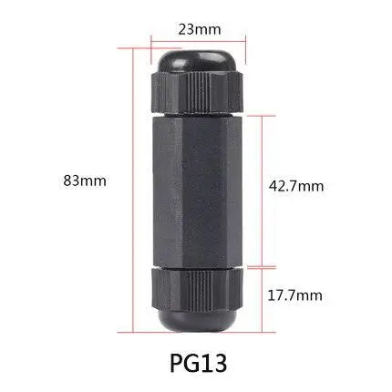 1/5/10 PCS IP67 Waterproof  Connector Junction Box Electrical Wire Cable Connector PG11/PG13 Outdoor Plug Socket Terminal Block Online