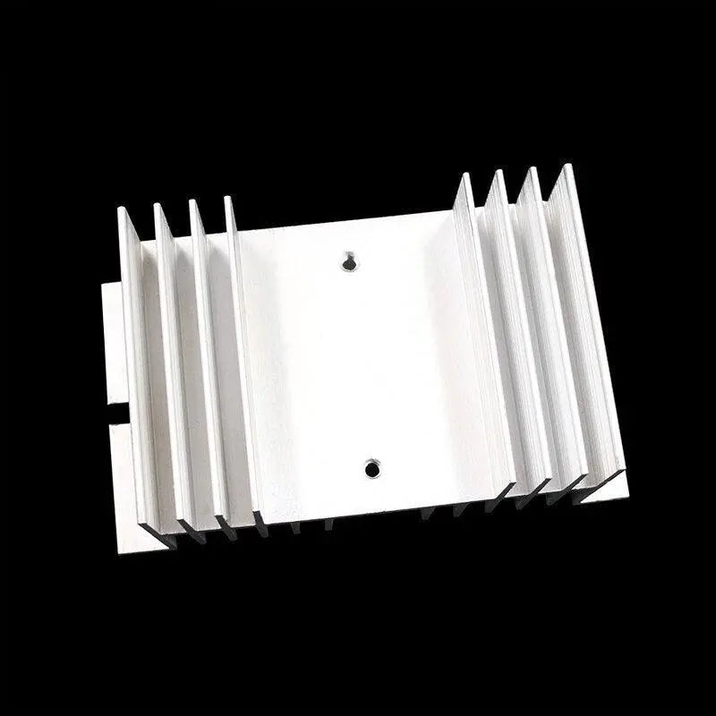 1 pcs W shape Aluminum Single Phase Solid State Relay SSR Heat Sink Base Small Type Heat for 10A to 100A Radiator Wholesale Hot Online Hot Sale