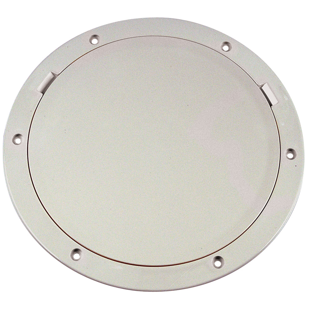 Beckson 8″ Smooth Center Pry-Out Deck Plate – White [DP81-W] Online now