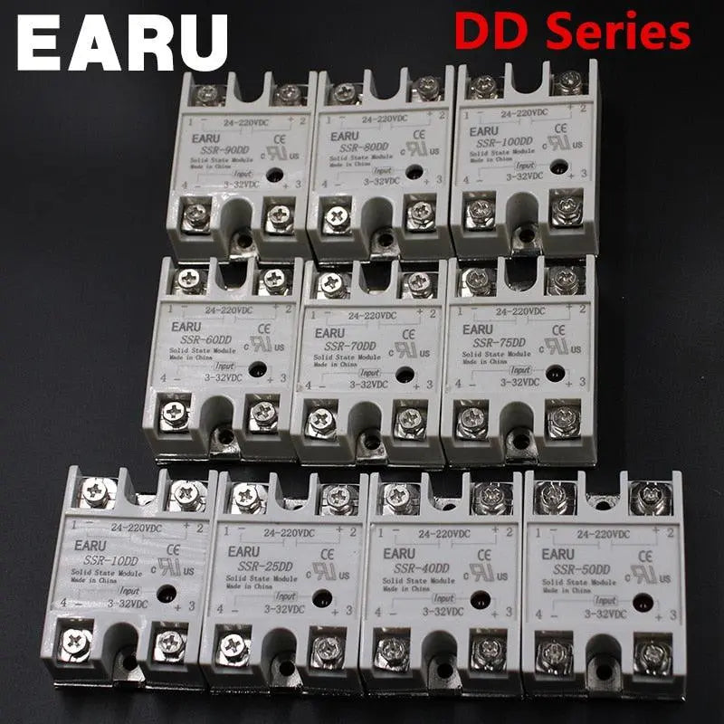 1 pcs Solid State Relay SSR-80DD 80A 3-32V DC Input TO 24-220V DC Hot on Sale