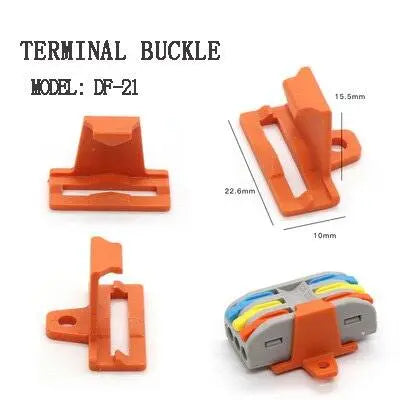 1/3/5/10PCS Mini Quick Wiring Connectors Universal Compact Conductor Spring Splicing Wiring Connector Push-in Terminal Block Online now