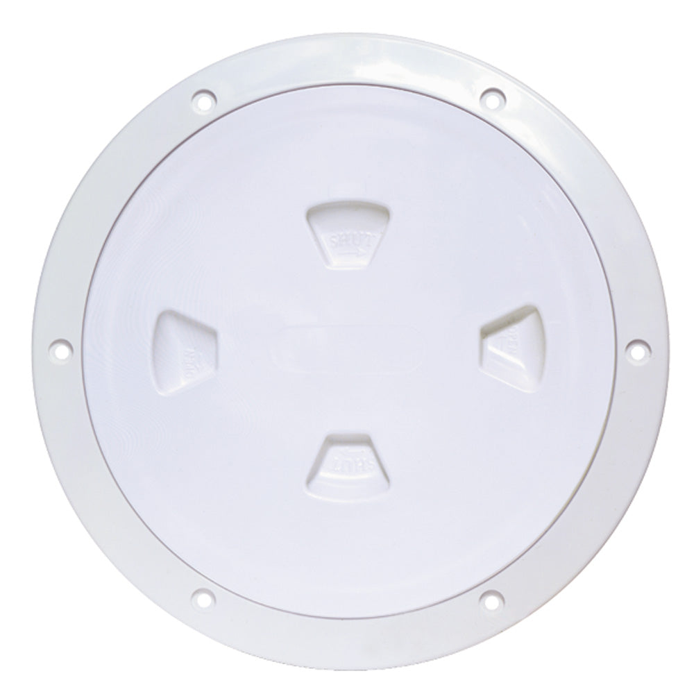 Beckson 8″ Smooth Center Screw-Out Deck Plate – White [DP80-W] Sale