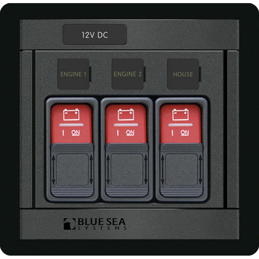 Blue Sea 1148 Remote Control Panel w/(3) 2145 Remote Control Contura Switch [1148] on Sale