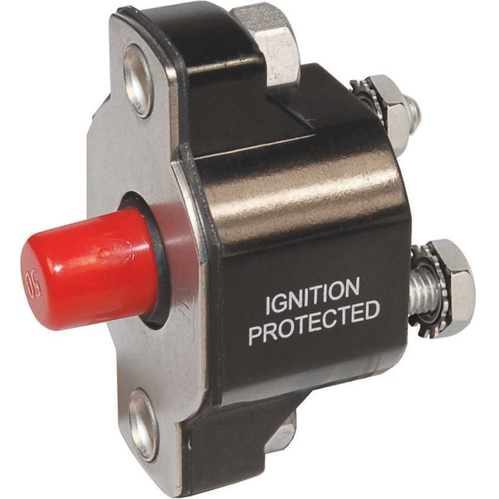 Blue Sea 2141 Medium Duty Push Button Reset-Only – 40A [2141] Online Hot Sale