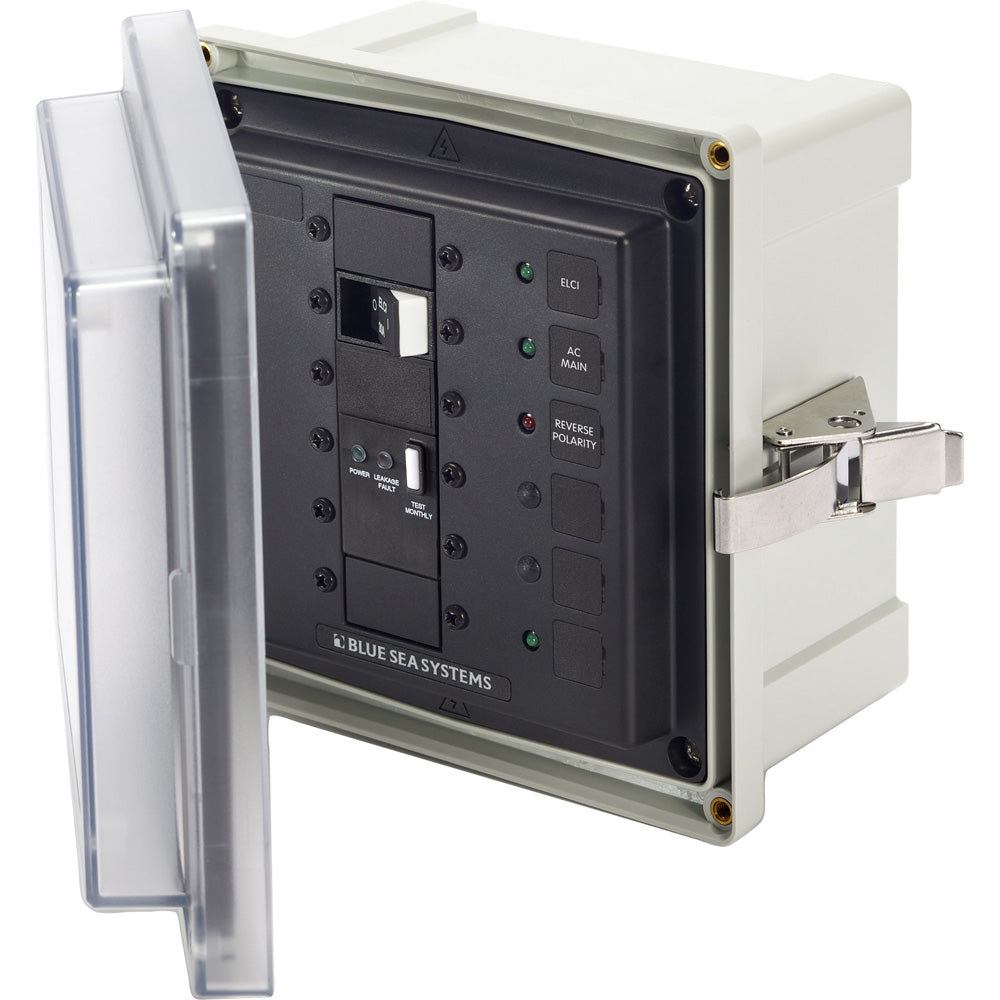 Blue Sea 3119 SMS Surface Mount System Panel Enclosure – 120/240V AC / 50A ELCI Main – 1 Blank Circuit Position [3119] Online