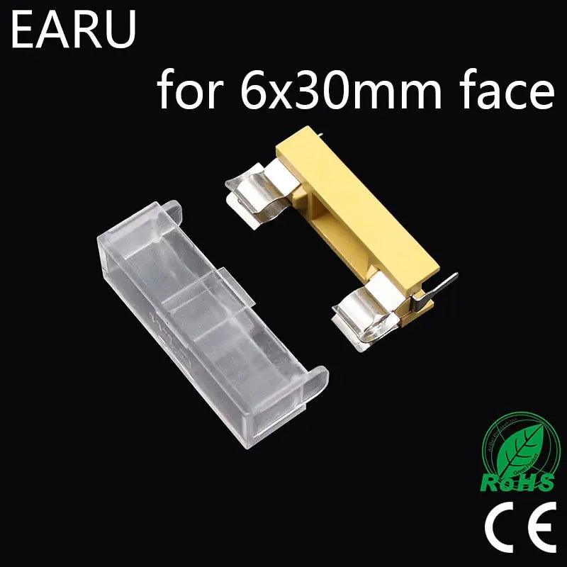 10pcs Panel Mount PCB for 6*30mm Glass Tube Fuse Holder Online now