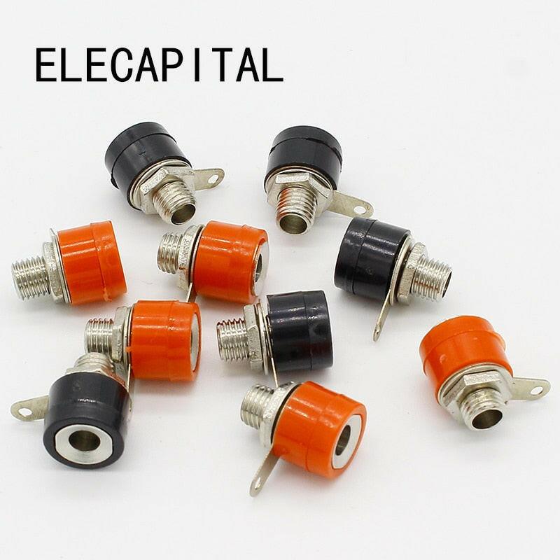 10pcs/lot 4mm banana binding post 4mm banana socket Free shipping Online Hot Sale