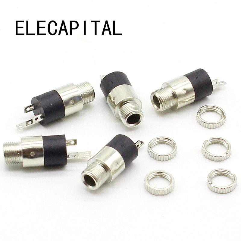 10PCS/LOT PJ392 3.5mm Stereo Female Sockect Jack with Screw 3.5 Audio Headphone Connector PJ-392 Discount