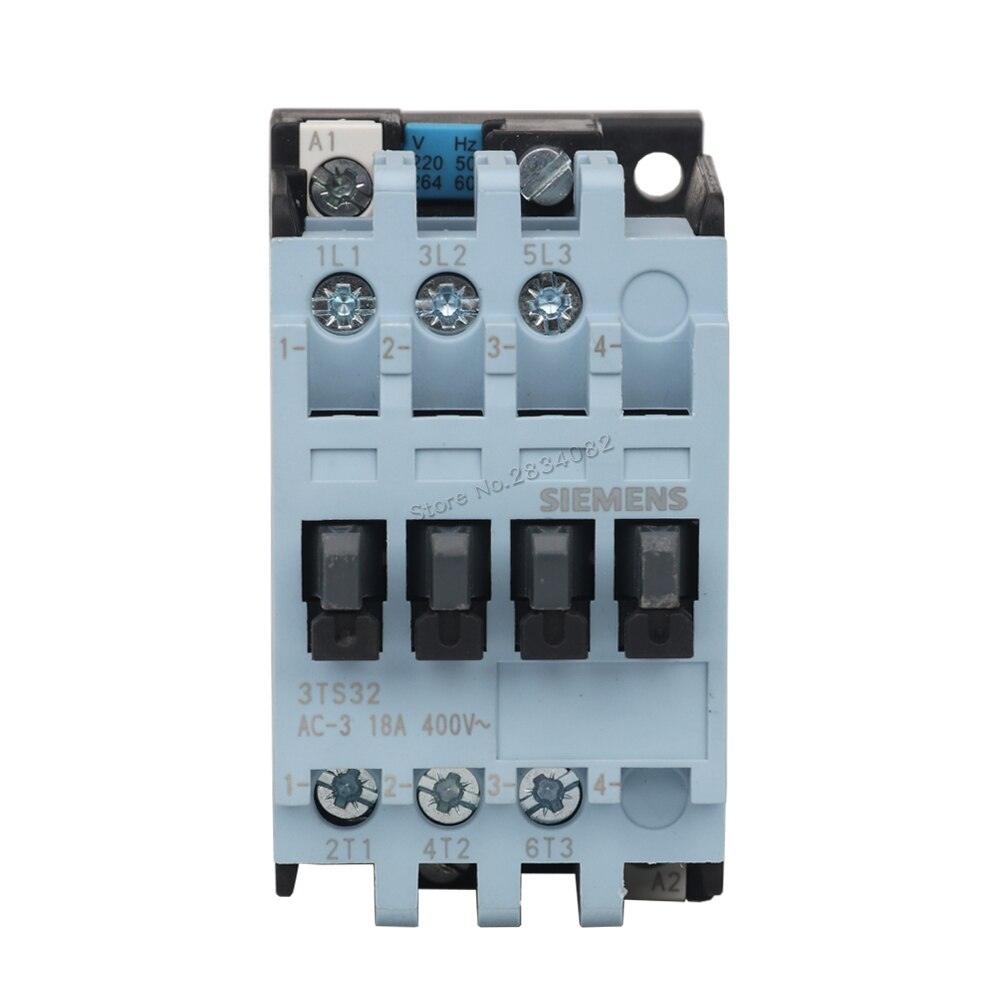 12A 18A AC Contactor 220V 50/60Hz Coil Voltage AC220V  Contactor 3TS31 3TS32 00-0XM0 SIEMENS Online Hot Sale