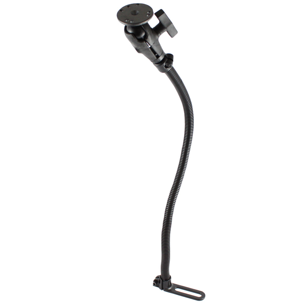 RAM Mount POD I Universal No-Drill Vehicle Mount w/24″ Rigid Aluminum Rod  1.5″ Diameter Ball Round Adapter Base [RAM-316-1-24-202U] Sale