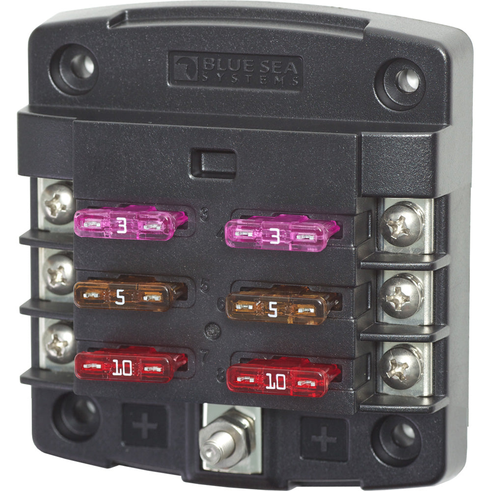 Blue Sea 5033 ST Blade Fuse Block w/out Cover – 6 Circuit w/out Negative Bus [5033] Online Hot Sale