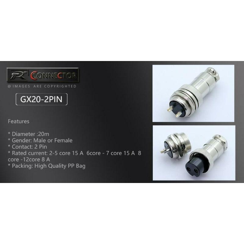 10sets GX20 Aviation Connector Male & Female| 2-14 Pin Optional Discount