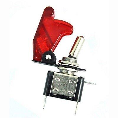 12V/20A Red LED Illuminated On/off SPST Car Automotive Toggle Switch Button Blue/Green/Red/Yellow Auto Cover LED Light Control Online now