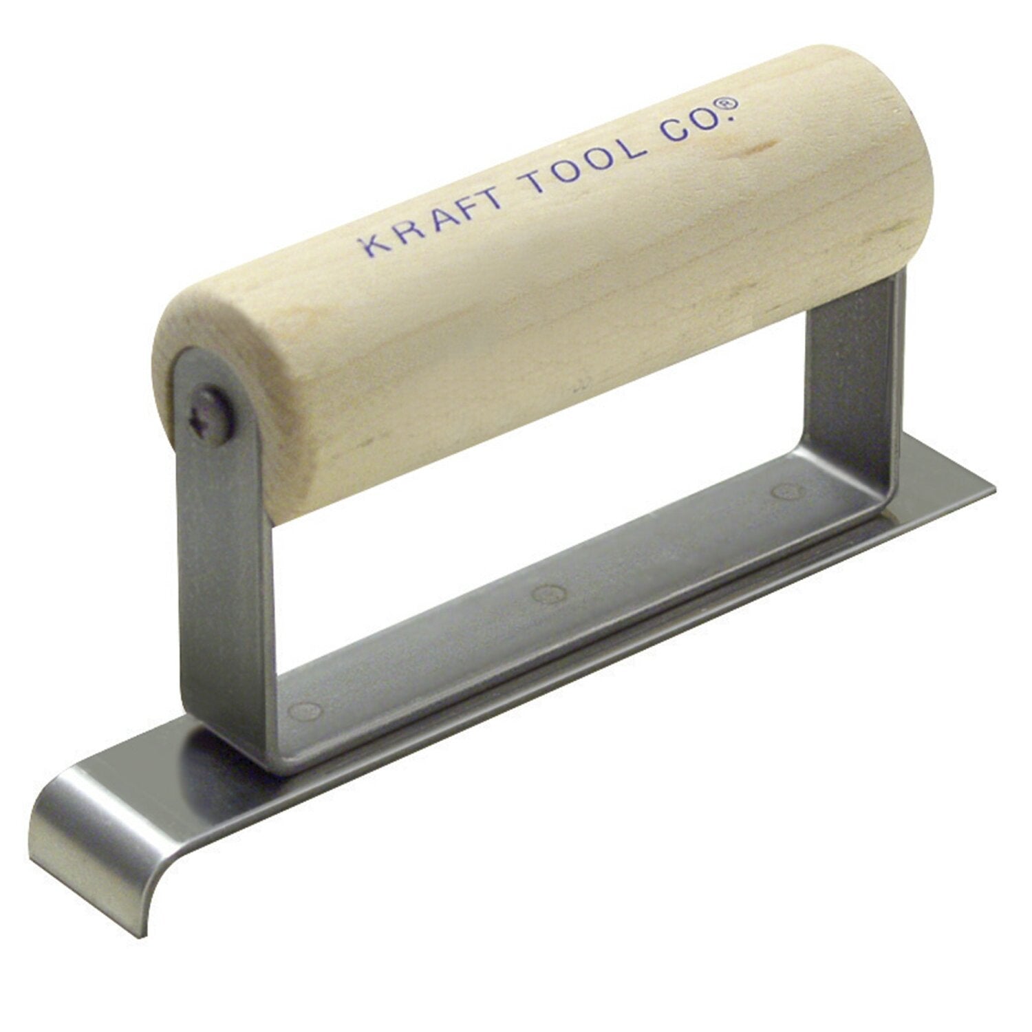 Kraft Tool CF113 6″ x 1″ 3/8″ R Stainless Steel Narrow Edger with Wood Handle Discount