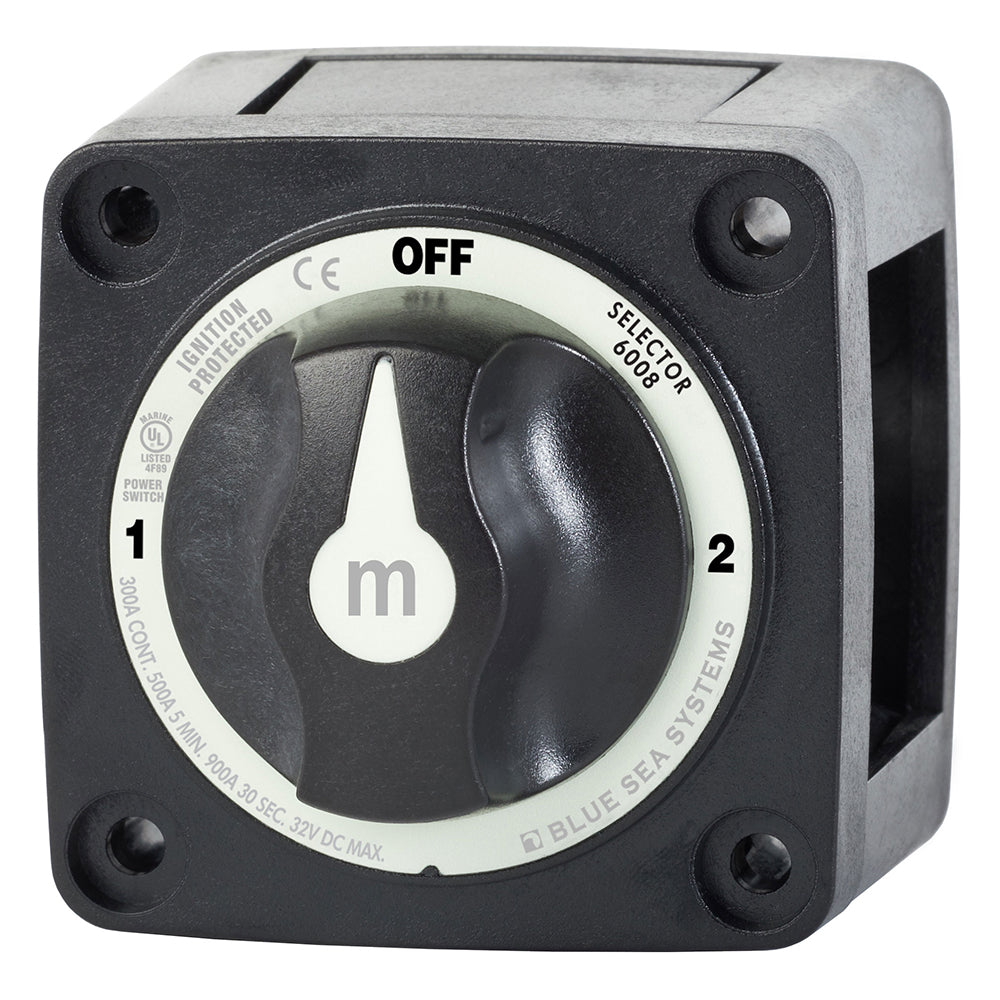 Blue Sea 6008200 m-Series Selector 3 Position Battery Switch – Black [6008200] Online