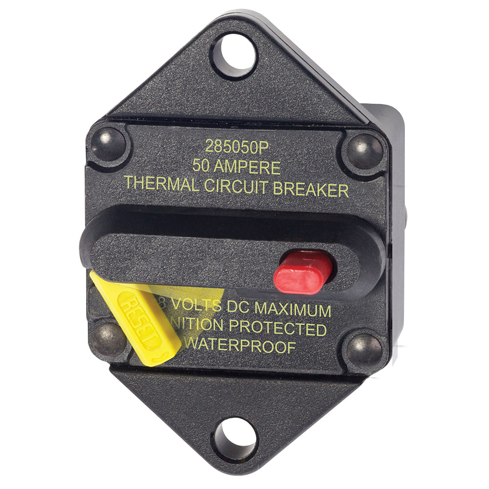 Blue Sea 7083 50 Amp Circuit Breaker Panel Mount 285 Series [7083] on Sale