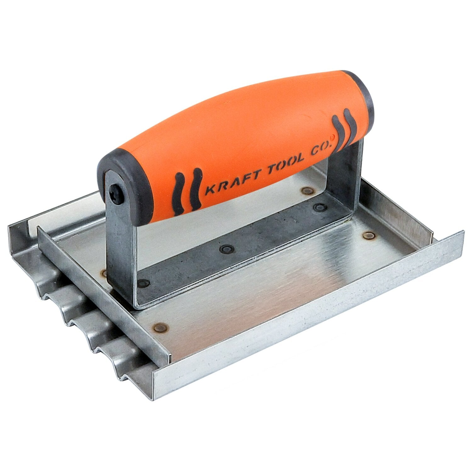 Kraft Tool CF1130PF 6″x 4″ 4 Groove Stainless Steel Safety Hand Groover with ProForm Handle Online now