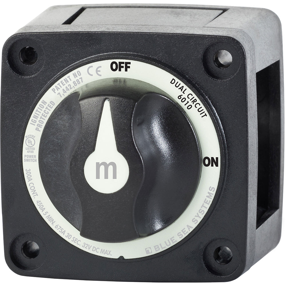 Blue Sea 6010200 Battery Switch Dual Circuit – Black [6010200] Hot on Sale
