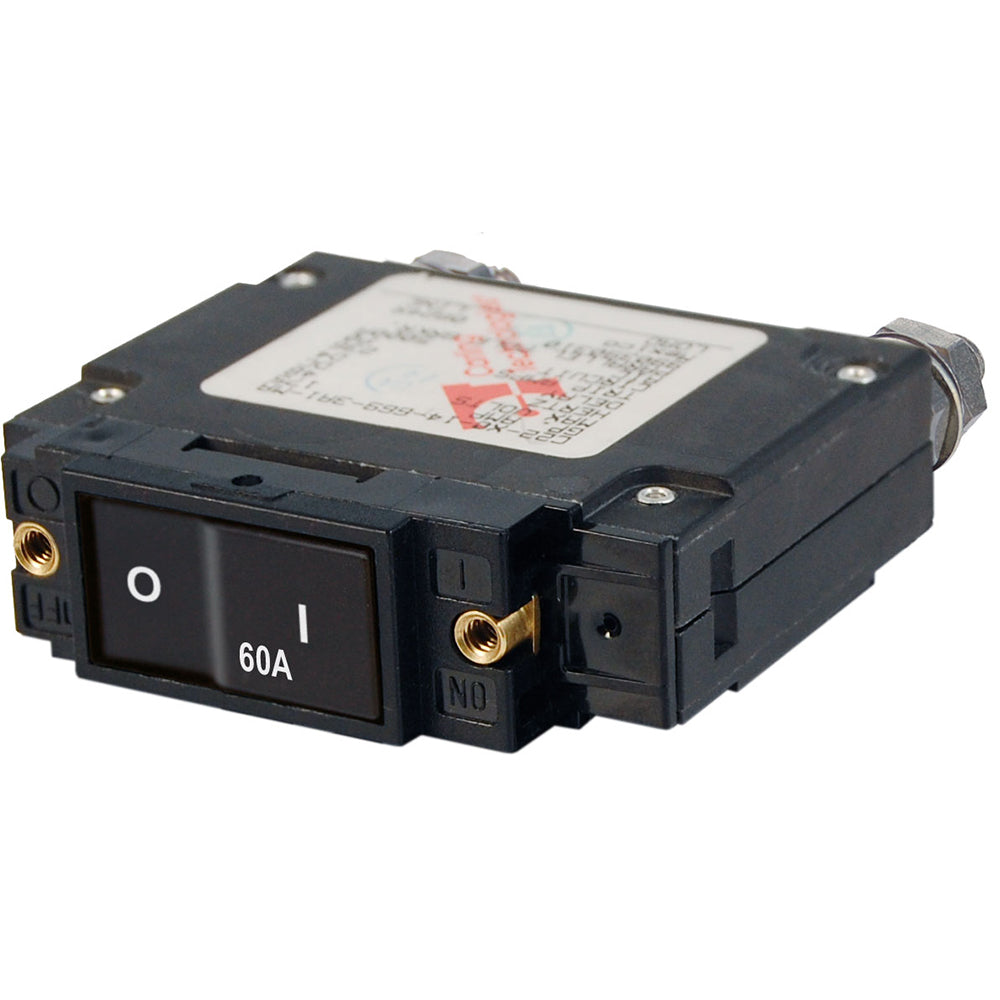 Blue Sea 7547 C-Series Flat Rocker Circuit Breaker – Single Pole – 60A [7547] Hot on Sale