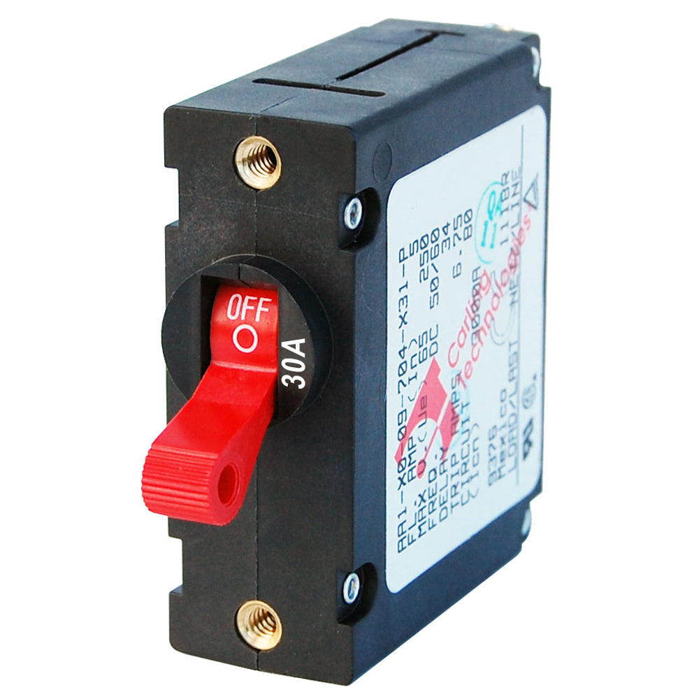 Blue Sea 7221 AC / DC Single Pole Magnetic World Circuit Breaker  –  30 Amp [7221] Supply
