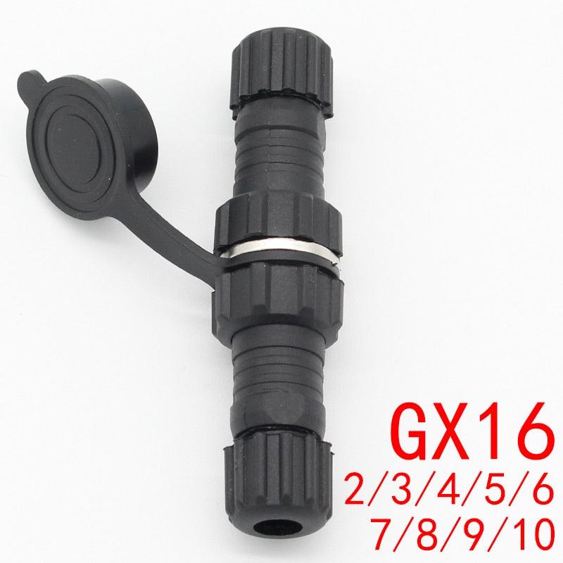 1PCS GX16 Even Joint waterproof aviation plug 2/3/4/5/6/7/8/9/10 pin sensor encoder gx connector Online