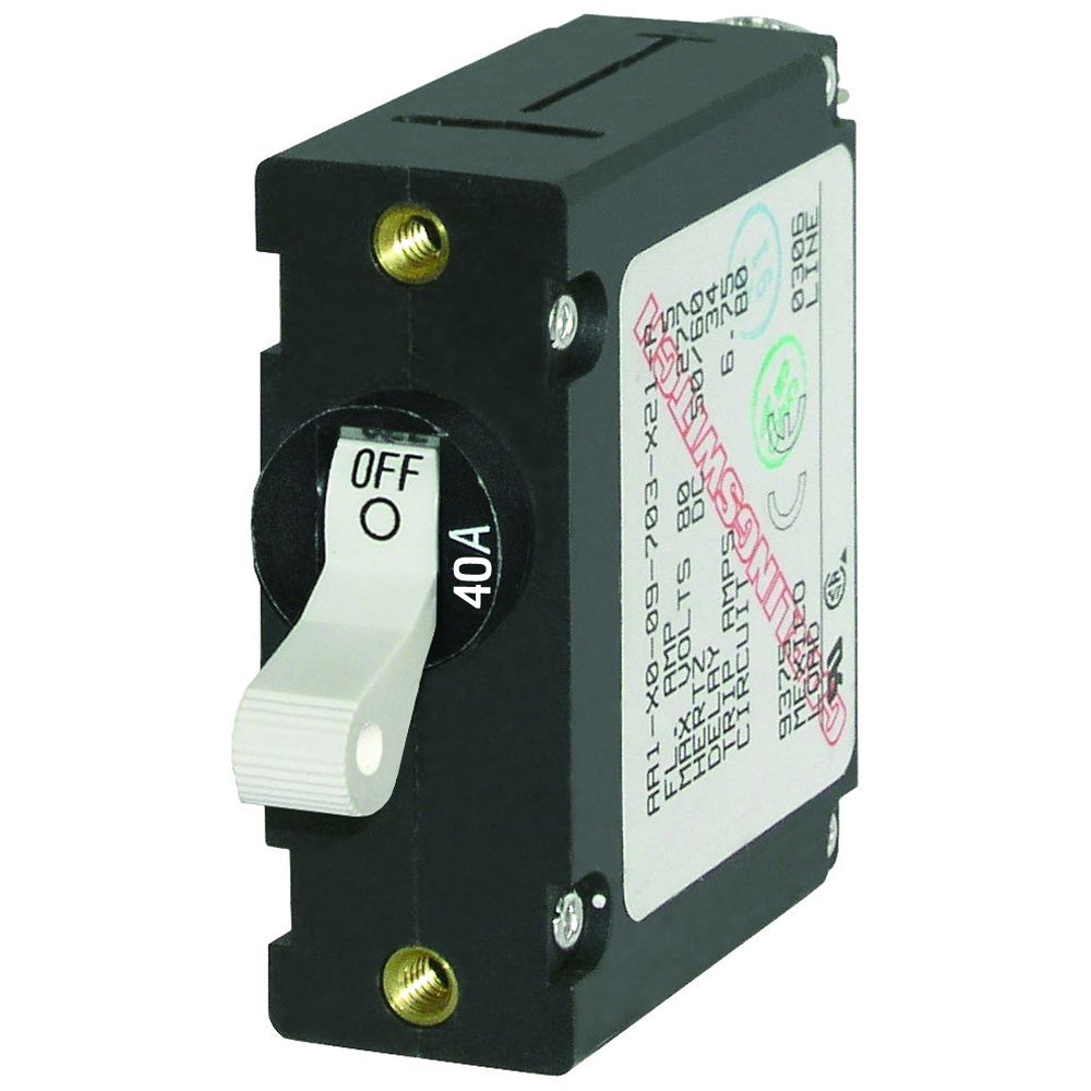 Blue Sea 7226 AC/DC Single Pole Magnetic World Circuit Breaker – 40AMP [7226] Fashion