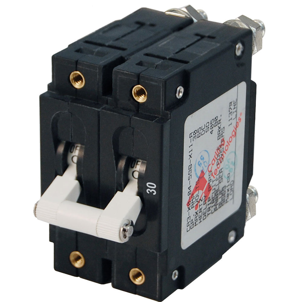 Blue Sea 7365 C-Series Double Pole Circuit Breaker – 30A [7365] on Sale