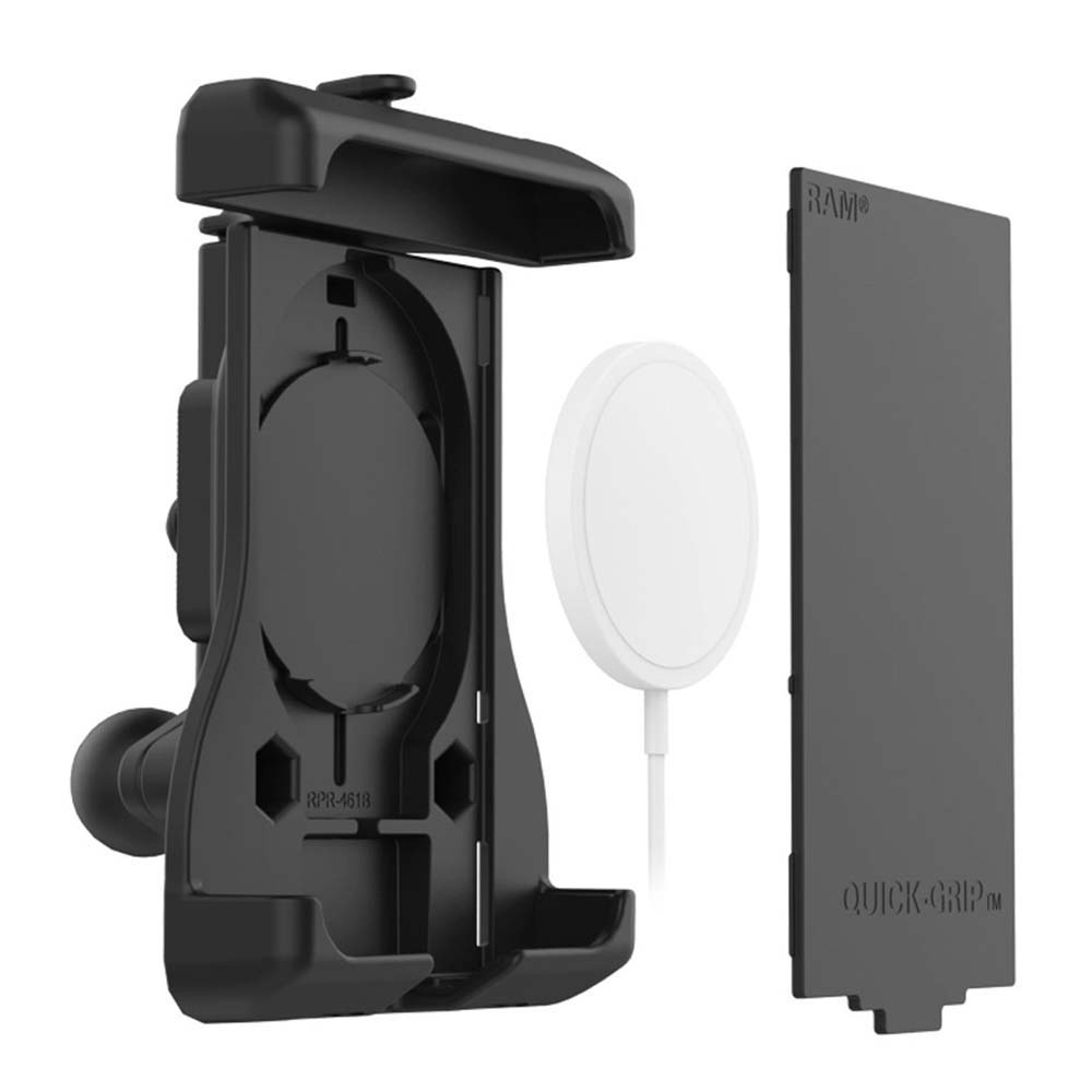 RAM Mount RAM Quick-Grip Holder w/Ball f/Apple MagSafe Compatible Phones [RAM-HOL-UN15WBU] Online now
