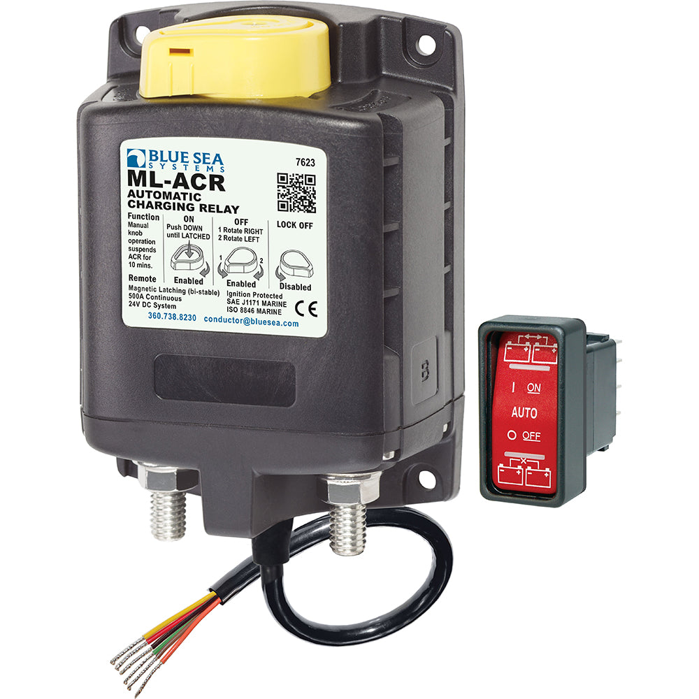 Blue Sea 7623 ML-Series Heavy Duty Automatic Charging Relay – 24V [7623] Online Sale