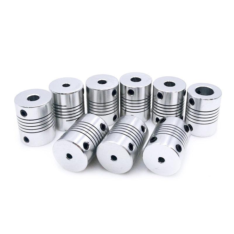 1pcs D19*L25 Aluminium flexible Jaw Shaft Coupling 5 8 6.35mm 8mm 10mm Online