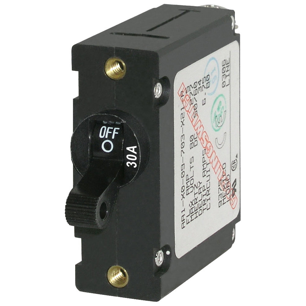 Blue Sea 7220 AC / DC Single Pole Magnetic World Circuit Breaker  –  30 Amp [7220] Online Hot Sale